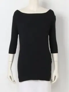 Mila Owen 七分袖リブニット