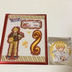 鬼滅の刃　我妻善逸 アクリルスタンド 缶バッジ