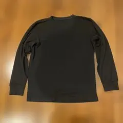 ユニクロ　超極暖ヒートテック　ULTRA WARM M ブラック長袖カットソー