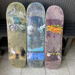 Antihero アンタイヒーロー 廃デッキ 3枚セット DIY インテリアのサムネイル