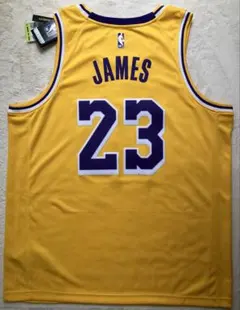 新品未使用タグ付き NBA レブロン•ジェームズ　ユニフォーム　XL レイカーズ