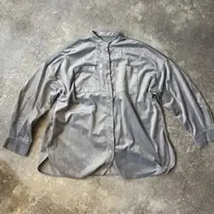 ベロアロングシャツ