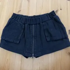 LIZ LISA フロントジップ ショートパンツ ブラックのサムネイル