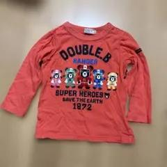 ミキハウスDOUBLE.B スーパーヒーロー Tシャツ 90