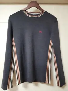 【極美品】BURBERRY BLACK LABEイタリア製糸使用ニットセーターM