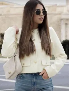 SHEIN ツイードジャケット