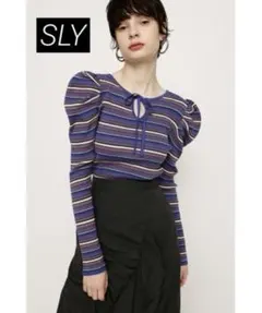 1272 SLY 2WAY BORDER TOPS ニットのサムネイル