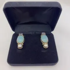 INDIA SILVER 925 イヤリング アメジスト 翡翠 玉石 パール