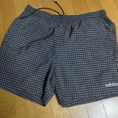 90s 万国旗タグ adidas アディダス ナイロン ハーフパンツ