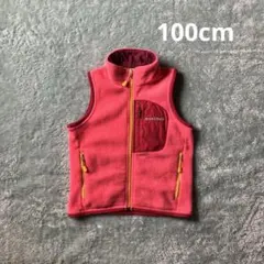 ピンク フリースジャケット