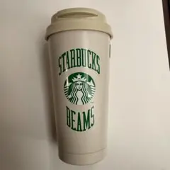 スタバ ビームスコラボ　ステンレスTOGOロゴタンブラーベージュ473ml