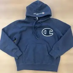 【美品】Champion ネイビー パーカー　Mサイズ