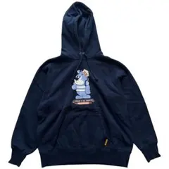 GU STUDIO SEVEN ビックスウェットパーカー ネイビー Lサイズ