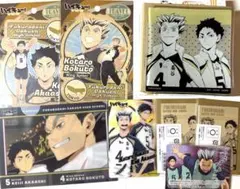 ハイキュー‼︎　梟谷学園高校　赤葦京治　木兎光太郎　ガラス皿　カードセット　8点