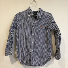 Ralph Lauren ストライプ長袖シャツ 4/4T