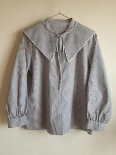 〘最終価格〙DRESKIP　ドレスキップ　ストライプ　ブラウス