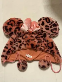 ディズニー ヒョウ柄 ファンキャップ ピンク