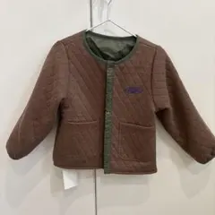 新品未使用　キッズ リバーシブルジャケット ブラウン カーキ 100cm