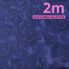 ALTO ALBERO COLLECTION★シーチング★薔薇★濃ブルーネイビー
