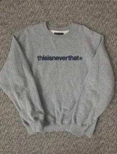 thisisneverthat ロゴ スウェット グレー Mサイズのサムネイル