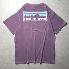 COMFORT COLORS 半袖Tシャツ　両面プリント　パタゴニアロゴ　XL