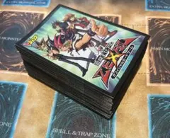 遊戯王 ガガガ緑 スリーブ Vジャンプ限定 公式 80枚 おまけ付き - メルカリ