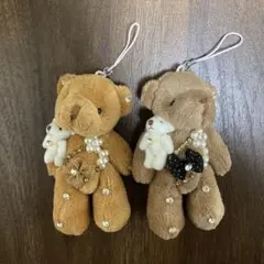 デコクマのストラップ 2個セット