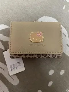 Hello Kitty レオパード 三つ折り財布