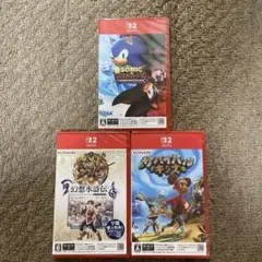 元*気様 新品未使用　Nintendo Switch2ソフト3本まとめ売り