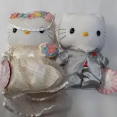2000年マクドナルド　ウエディングキティちゃんぬいぐるみ