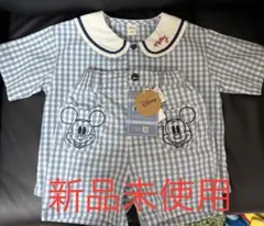 Akure 120セットアップ　ミッキー　チェック柄　しまむら　ペガまま　アクレ