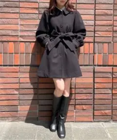 MAJESTIC LEGON ガーリーボリュームステン コート