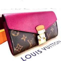ルイヴィトン モノグラム ポルトフォイユ パラス M64304 フューシャ