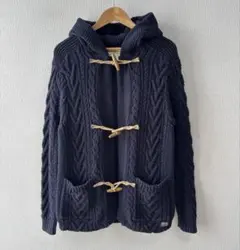 デニム&サプライ ラルフローレン ケーブル コットン ニット カーディガン S