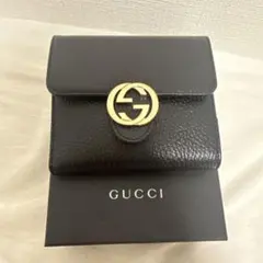 ✨新品未使用・箱付き✨ GUCCI ミニ財布 インターロッキング GGロゴ 