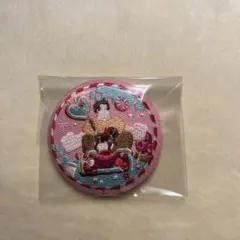 ディズニー 刺繍 缶バッジ シュガーラッシュ