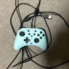 Nintendo Switch用 有線コントローラー パステルブルー