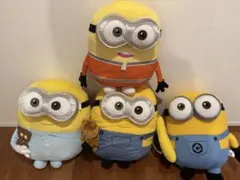 ミニオン ぬいぐるみ 4体セット30〜40cm