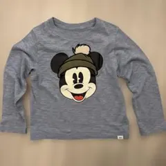 GAP キッズ 長袖Tシャツ ミッキーマウス 110cm