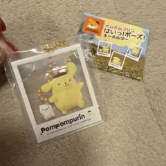 ポムポムプリン はいっ！ポーズ！ ガチャ キーホルダー サンリオ