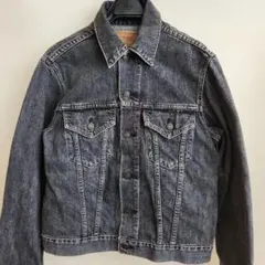 Levi's デニムジャケット ブラック 70505 Gジャン 38 90's