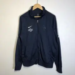 00's Vintage モード Y2K NIKEパーカーストリート ネイビー