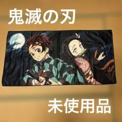 【未使用品】鬼滅の刃 ビッグタオル ～ 竈門炭治郎 & 竈門禰豆子 兄妹 ～ 月