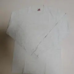 90s FRUIT OF THE LOOM 長袖カットソー グレーのサムネイル