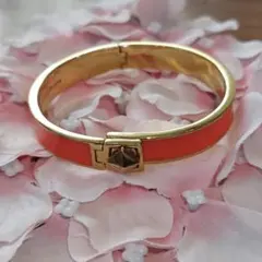 Kate Spade レザーブレスレット レッド - メルカリ