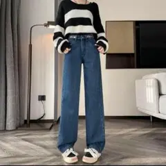 ワイドパンツ デニム