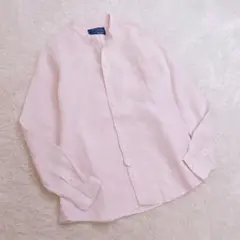Dana Faneuil ダナファヌル　リネンシャツ　ピンクのサムネイル