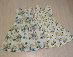 Seraph 花柄ノースリーブワンピース 140cm 2点セット