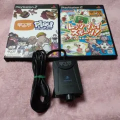 【送料込】PS2「アイトーイプレイ」、「レッツプレイスポーツ!」とカメラのセット