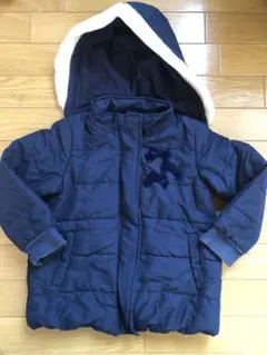 フードつきダウンコート　110センチ　スラップスリップ